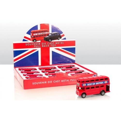 Souvenirs - Pull Back Die Cast London Buses 24pcs