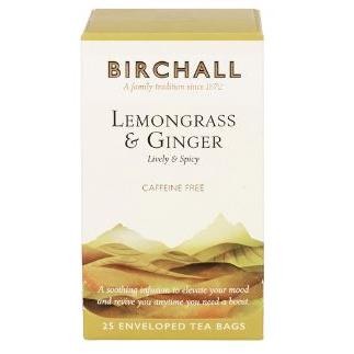 Birchall Lemongrass & Ginger Enveloped Tea Bags 6 x 25s x 50g