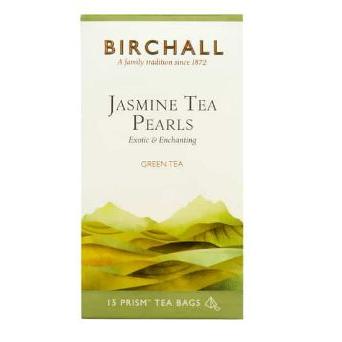 NP Birchall Jasmine Tea Pearls Prism Tea Bags 6 x