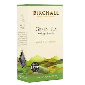 NP Birchall Green Tea Prism Tea Bags 6 x