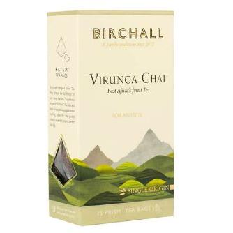 NP Birchall Virunga Chai Prism Tea Bags 6 x