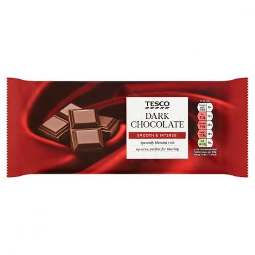 Tesco Dark Chocolate Bar