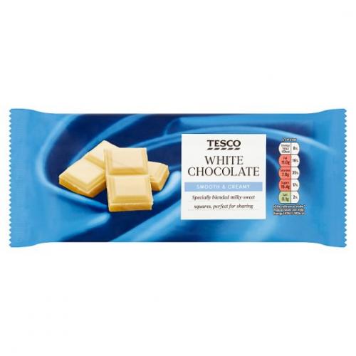 Tesco White Chocolate Bar