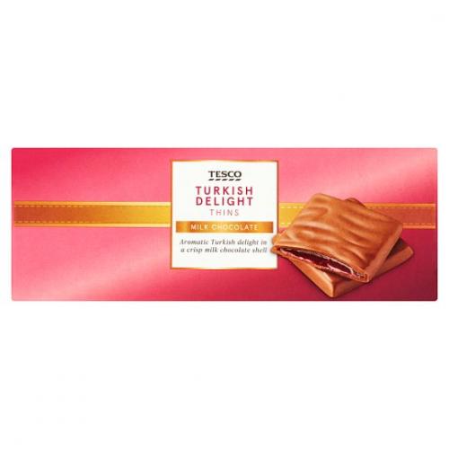 Tesco Turkish Delight Thins Carton