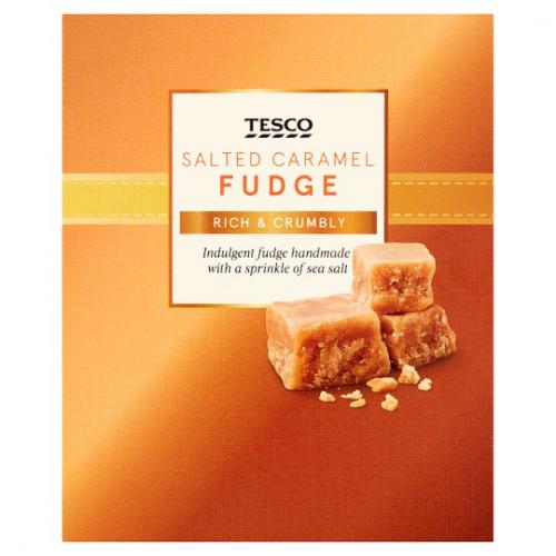 Tesco Salted Caramel Fudge