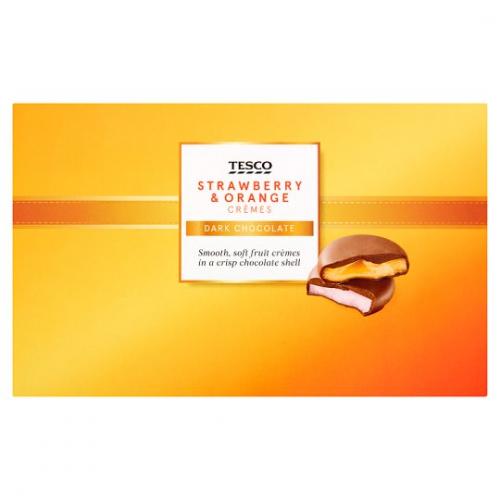 Tesco Strawberry and Orange Creme
