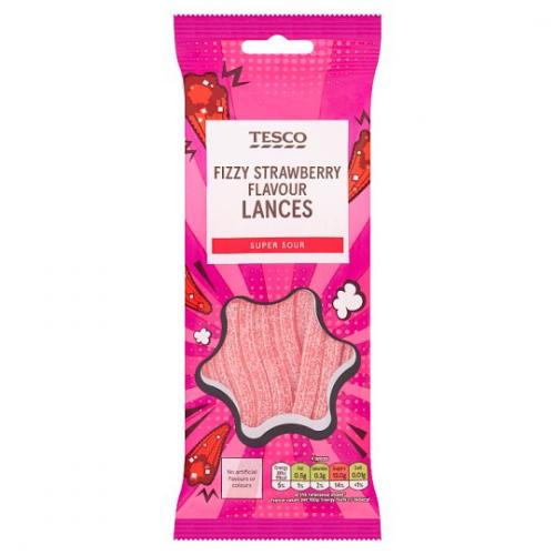 Tesco Strawberry Flavour Lances