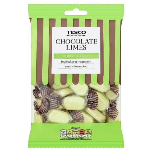 Tesco Sweet Shop Chocolate Limes