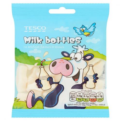 Tesco Milk Bottles