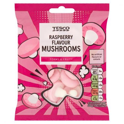 Tesco Raspberry Mushrooms
