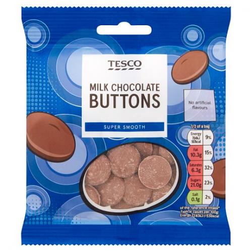 Tesco Milk Chocolate Buttons
