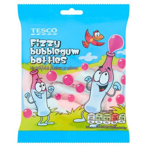 Tesco Bubblegum Bottles
