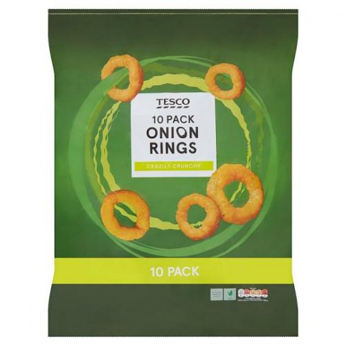 Tesco Onion Rings 8 x 10pk x 170G
