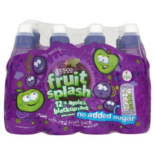 Tesco Apple/Blackcurrant NSA Juice