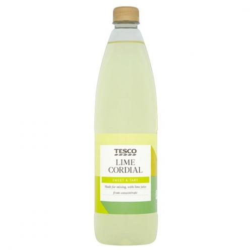 Tesco Lime Cordial