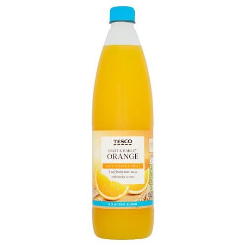 Tesco Fruit And Barley Orange NSA