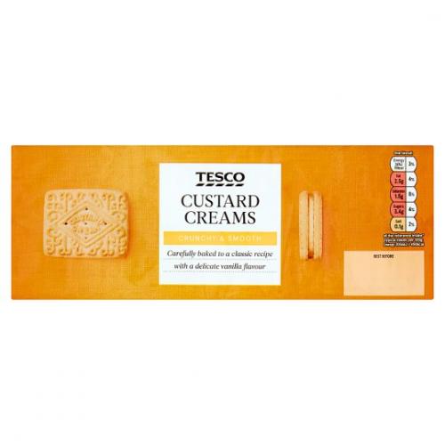Tesco Custard Cream Biscuits