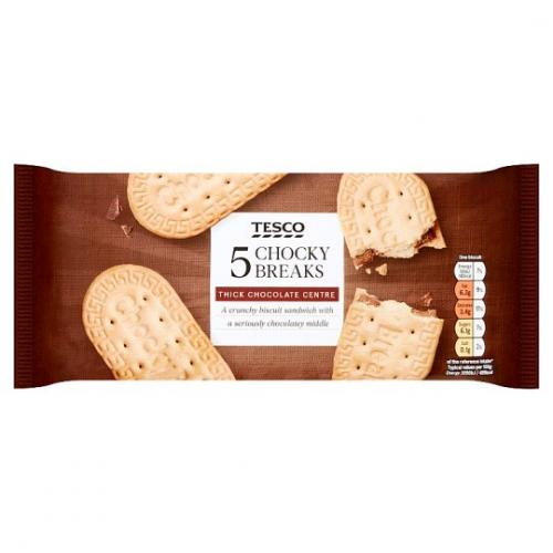 Tesco Chocky Break 20 x 5pk x 140G