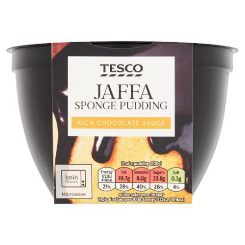 Tesco Jaffa Sponge Pudding