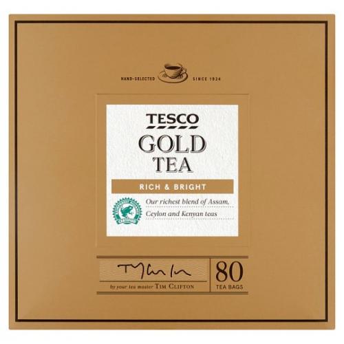 Tesco Gold Tea Bags 12 x 80s x 250G