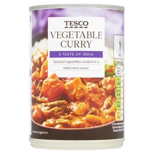 Tesco Vegetable Curry