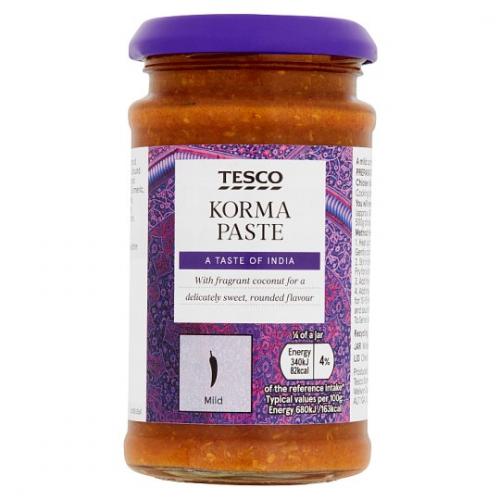 Tesco Korma Curry Paste