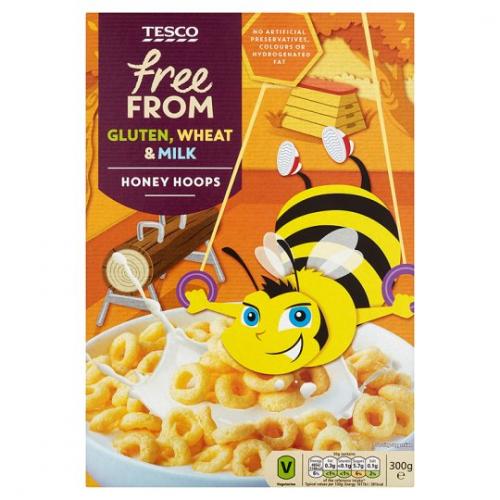 Tesco Free From Honey Hoops 6 x 300G