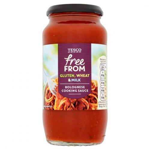 Tesco Free From Bolognese Pasta Sauce