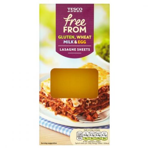 Tesco Free From Lasagne Sheets