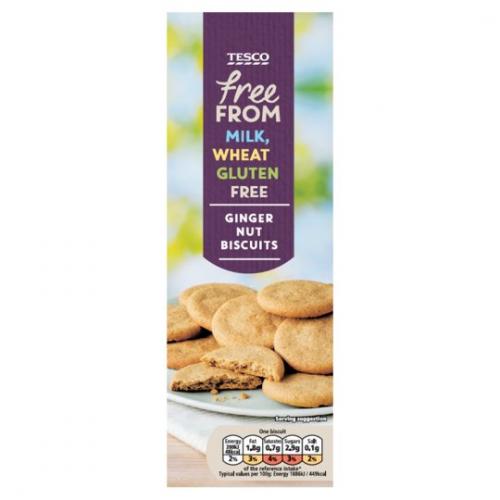 Tesco Free From Ginger Nut Biscuits