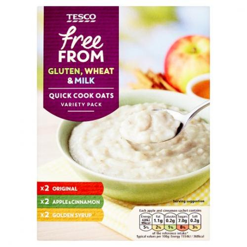 Tesco Free From Instant Porridge Sachets 3 x 6pk x 162G