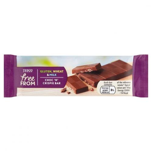Tesco Free From Chocolate & Crispie Bar