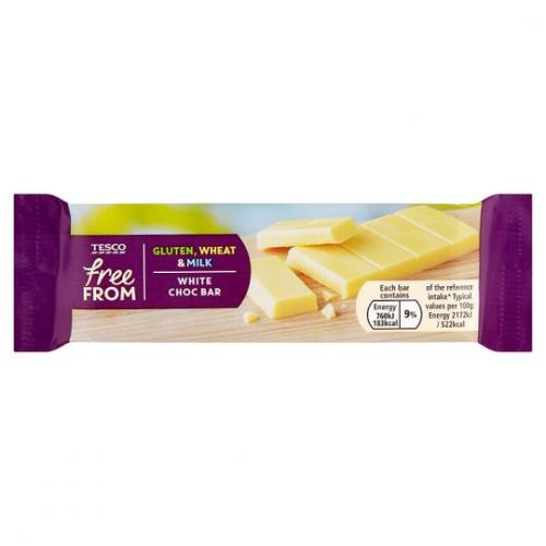Tesco Free From White Chocolate Bar