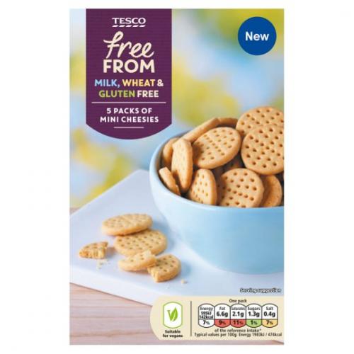 Tesco Free From Milk Free Mini Cheese Biscuit