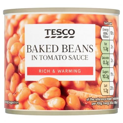 Tesco Baked Beans In Tomato Sauce
