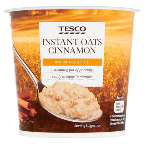 Tesco Instant Oats Cinnamon Porridge