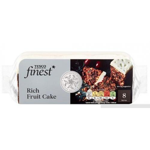 Tesco X Finest Rich Fruit Cake - Square 12 x