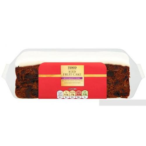 Tesco X Iced Fruit Cake Bar 24 x