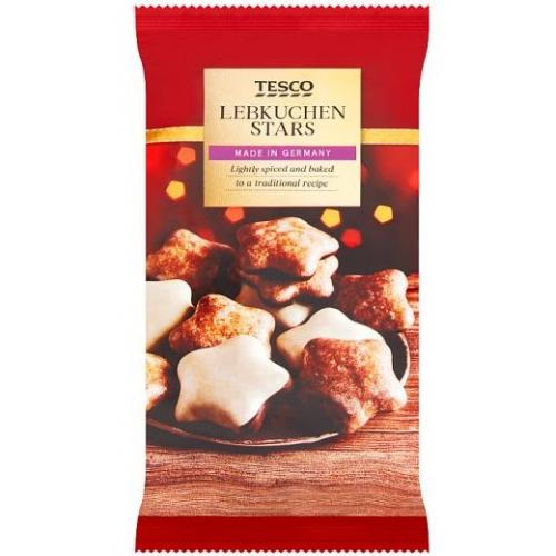 Tesco X Lebkuchen Iced Stars 8 x