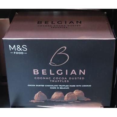 X M&S Belgian Cognac Cocoa Dusted Truffles 10 x  00164122