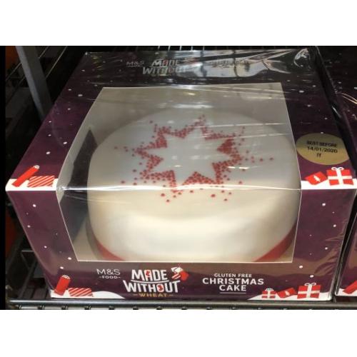 M&S Made Without Gluten Free Christmas Cake 6 x 410g