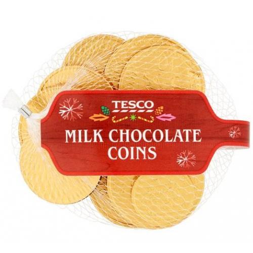 Tesco Milk Chocolate Coins