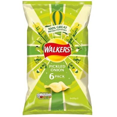 Walkers MultiPack 6pk - Pickled Onion