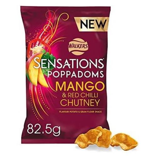 Walkers Sensations Poppadoms Mango & Chutney