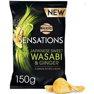 Crisps Walkers Sensations Wasabi & Ginger 9 x 82.5g