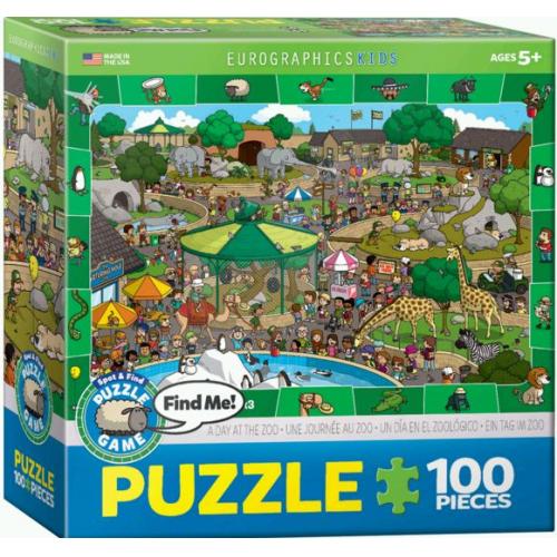 A Day at the Zoo: Look and Find 1 x