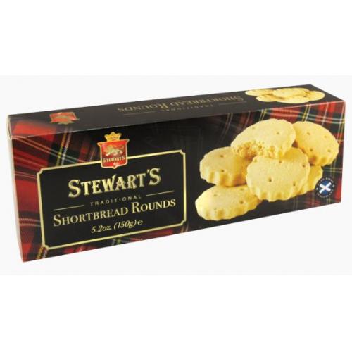 Stewarts Shortbread Cardboard Pack - Traditional Rounds