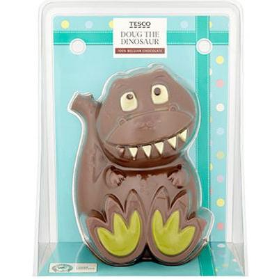 Tesco Doug the Dinosaur Milk Chocolate Figure