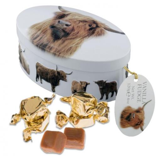 Gardiners Iconic Range Tin - Highland Cow Vanilla Fudge