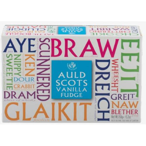 Gardiners Scottish Range Carton - Auld Scots Words Fudge